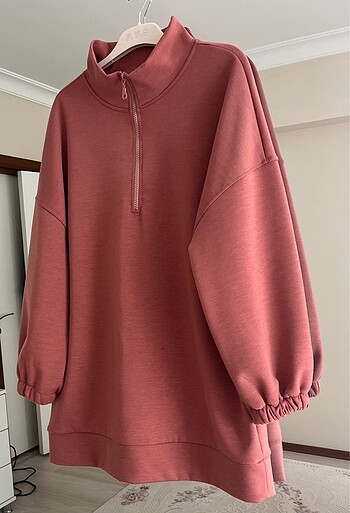 Armine Pembe scuba tunik ahel manuka armine setrems terzi dükkanı