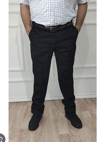 48 beden erkek kumaş siyah pantolon altınyıldız