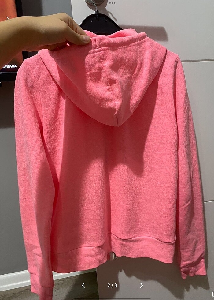 h&m ceket kapüşonlu - Görsel 2