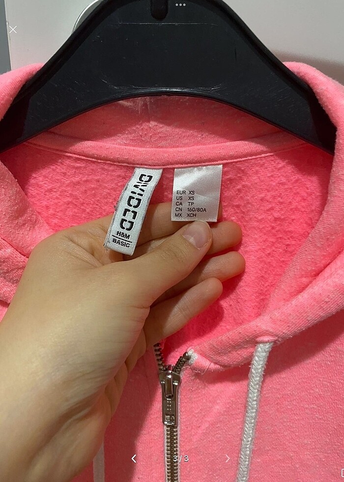 h&m ceket kapüşonlu - Görsel 3