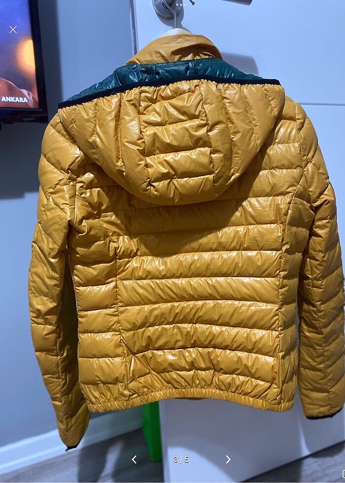 stradivarius kaz tüyü mont - Görsel 3