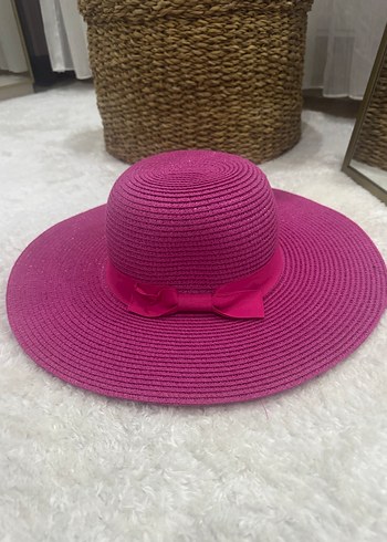 Pembe Fiyonk Detaylı Bohem Kadın Şapka