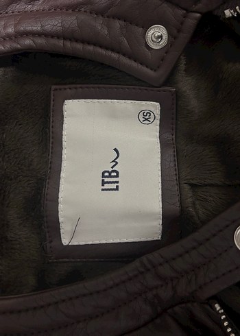 Kahverengi Kadın Deri Biker Ceker - Görsel 4