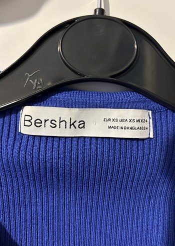 Düğmeli Kısa Kollu Triko Bluz - Görsel 3