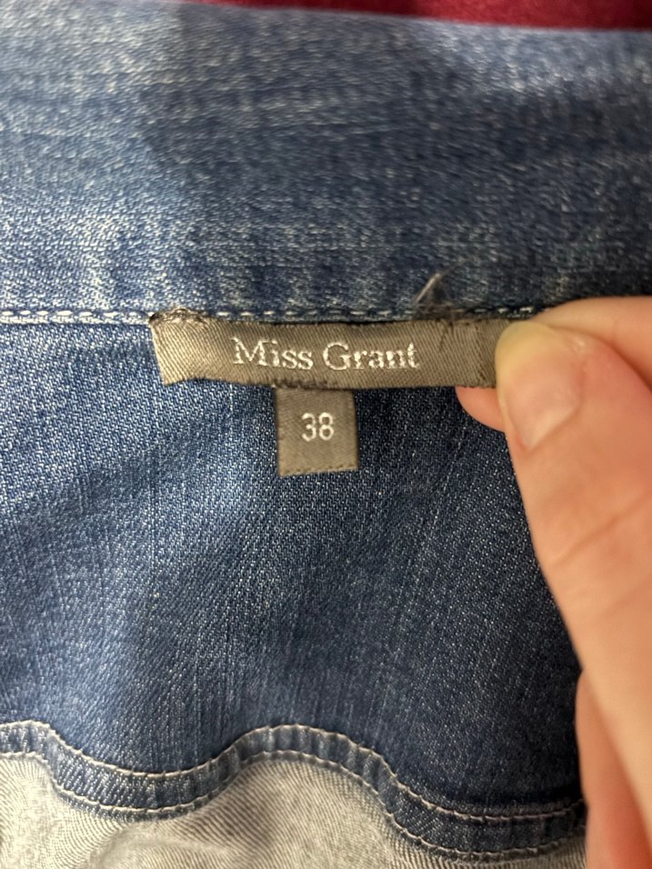 Kız çocuk taş detaylı kot ceket - Görsel 3