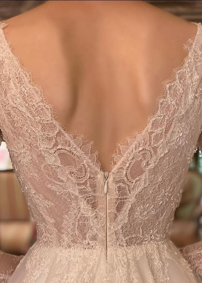 Özel Dikim Vintage Gelinlik - Görsel 2