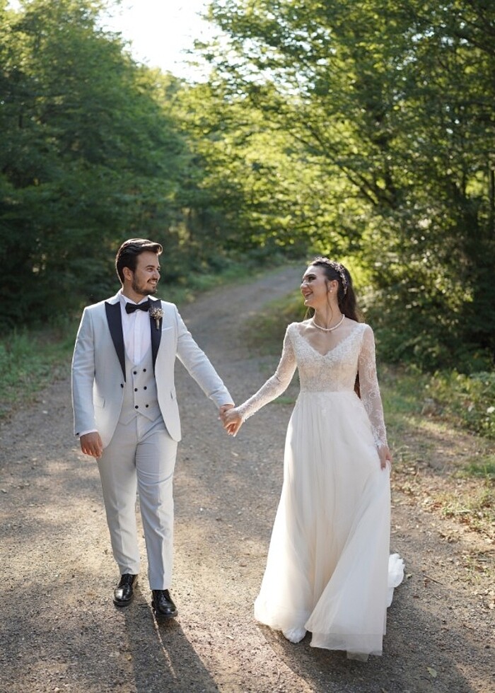 Özel Dikim Vintage Gelinlik - Görsel 3