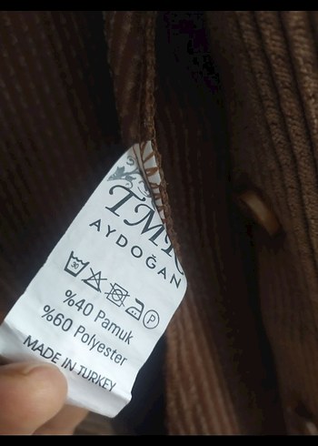 Düğmeli  Kadife Uzun ikili takım - Görsel 6