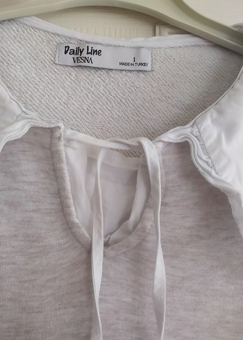 vesna yakalı tunik - Görsel 3