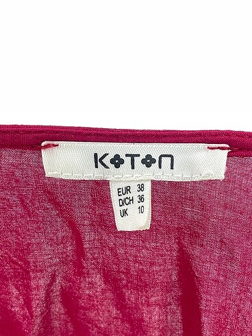 38 Beden bordo Renk Koton Kısa Elbise %70 İndirimli.