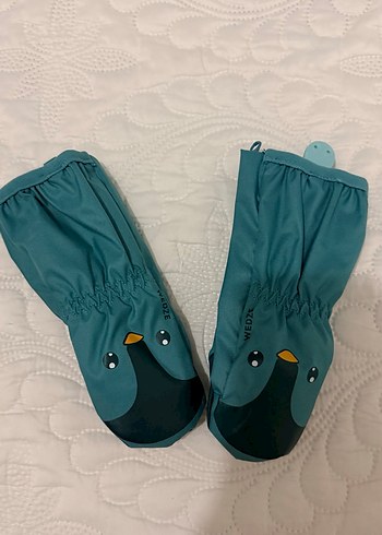 Decathtlon Çocuk Turkuaz Polar Eldiven - Görsel 2