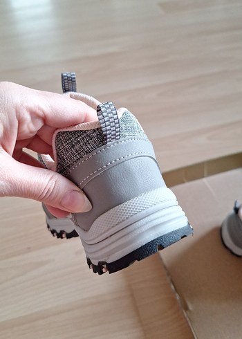 37 Beden gri Renk Gri Bağcıklı Kadın Spor Ayakkabı