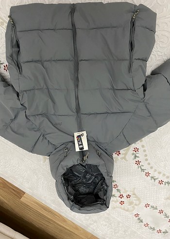 Gri Erkek mont Pull&Bear