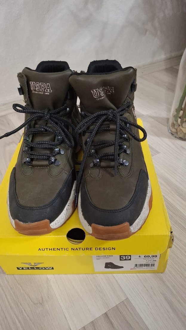 haki  yeşil uspa polo outdoor  bot - Görsel 5