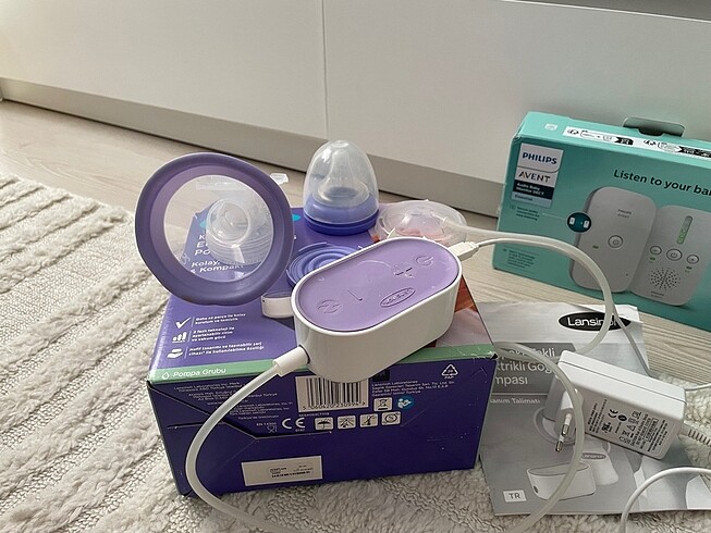 Beden Lansinoh tekli elektrikli göğüs pompası