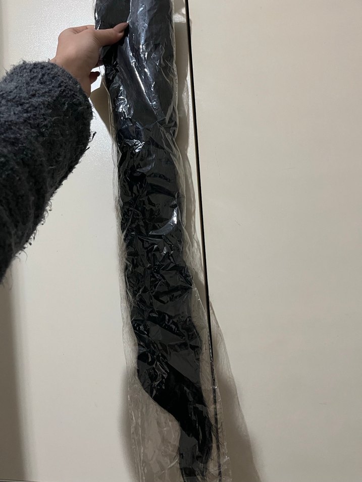 Siyah Kadın Kadife Cırtlı Saç Aksesuarı - Görsel 2