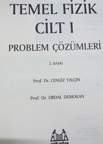 Temel Fizik Cilt I Problem Çözümleri Kitabı - Görsel 2