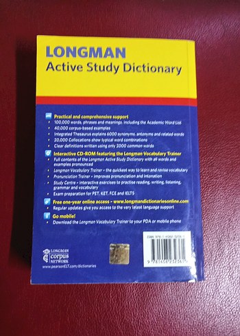 Longman Active Study Sözlüğü 5. Baskı - Görsel 4
