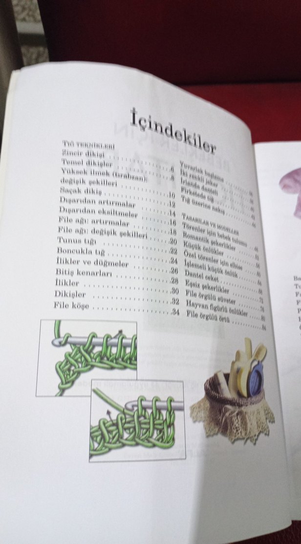 Bebekler İcin Tıg Kitabi /Temel Tığ Bilgileri - Görsel 2
