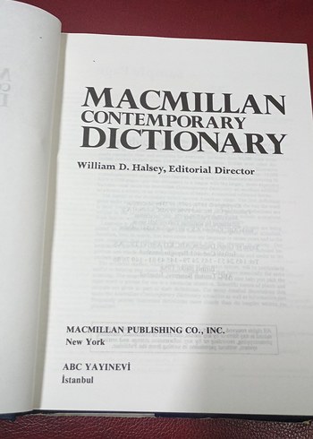 Macmillan Güncel Sözlük 1184 Sayfa - Görsel 3