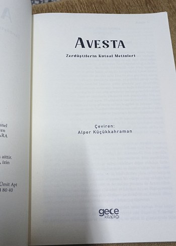 Avesta - Zerdüştlülerin Kutsal Metinleri - Görsel 2