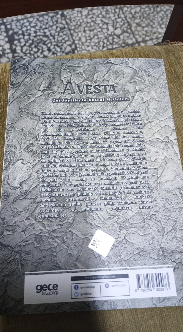 Avesta - Zerdüştlülerin Kutsal Metinleri - Görsel 3