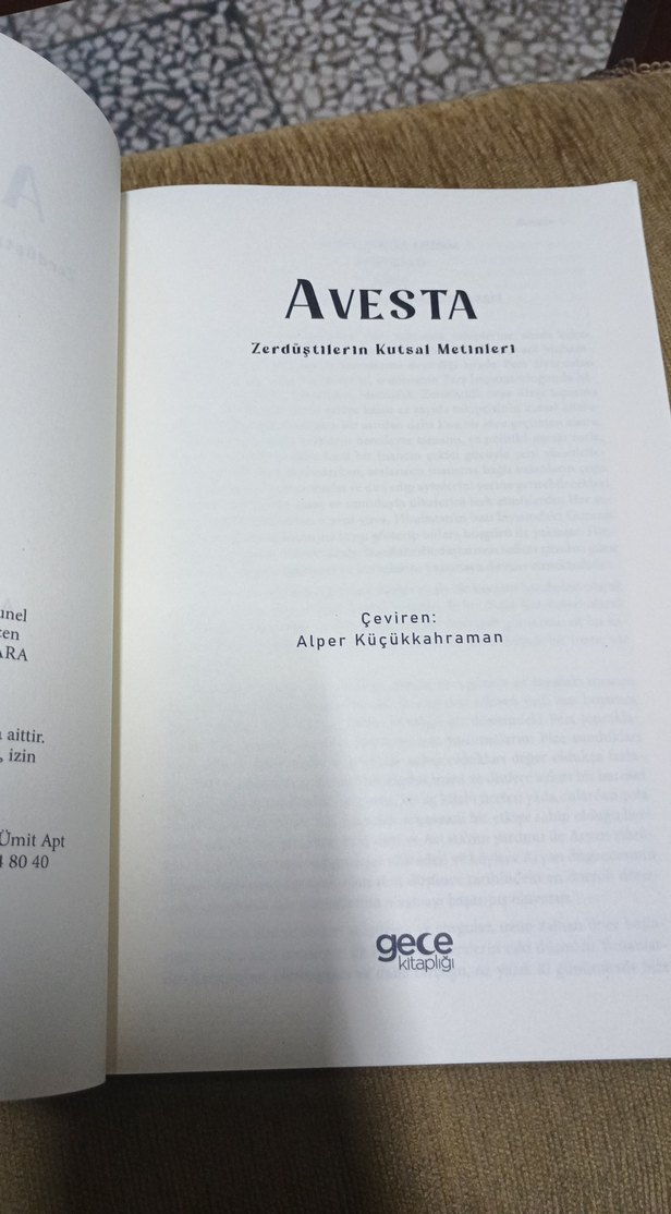 Avesta - Zerdüştlülerin Kutsal Metinleri - Görsel 2