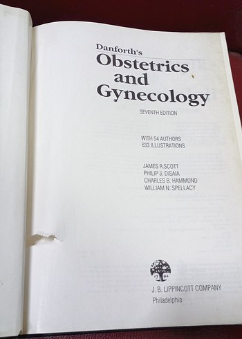 Danforth Obstetrik ve Jinekoloji Kitabı - Görsel 2