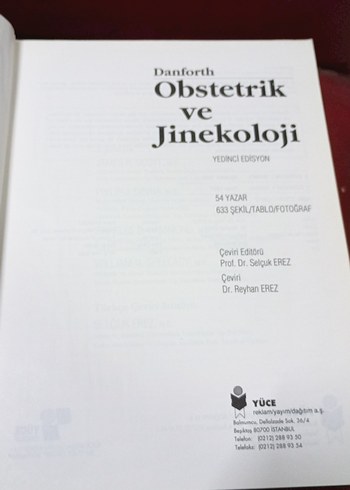 Danforth Obstetrik ve Jinekoloji Kitabı - Görsel 4