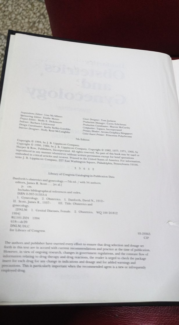 Danforth Obstetrik ve Jinekoloji Kitabı - Görsel 3