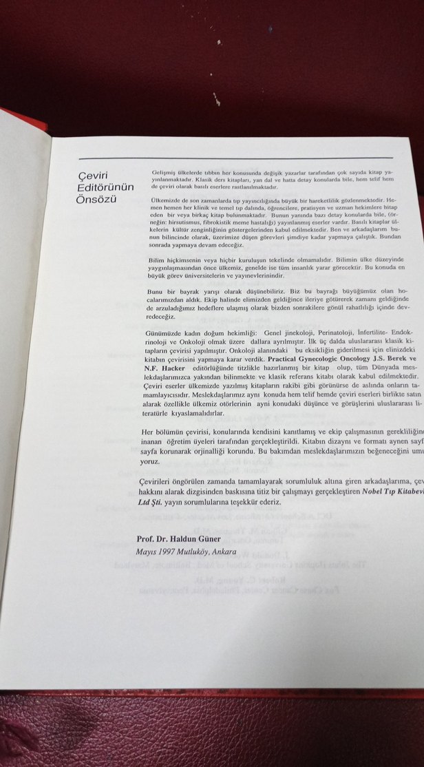 Pratik Jinekolojik Onkoloji Kitabı Ciltli - Görsel 4