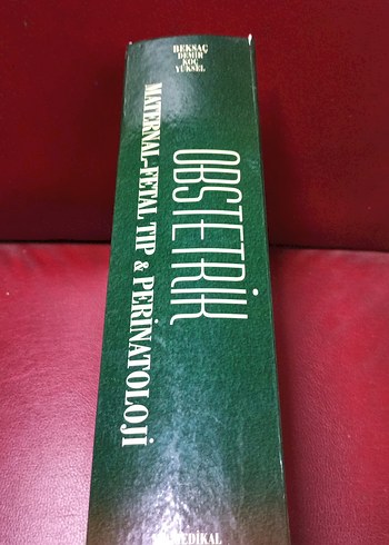 Obstetetrik Maternal-Fetal Tıp Perinatoloji 2001 Basımı - Görsel 3