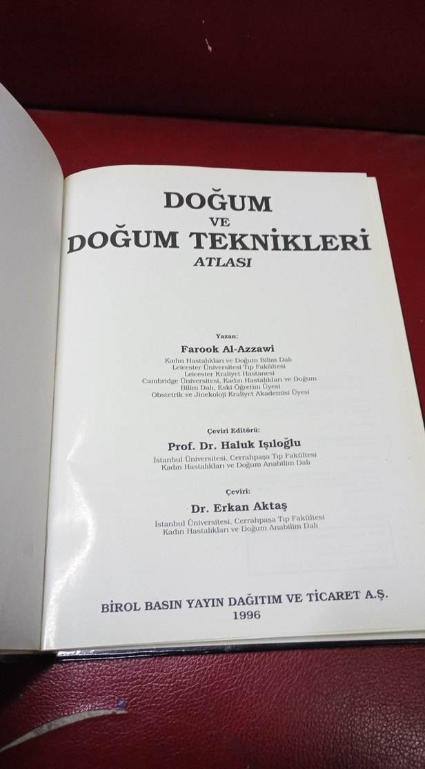 Doğum ve Doğum Teknikleri Atlası -Farook Al Azzawi - Görsel 2