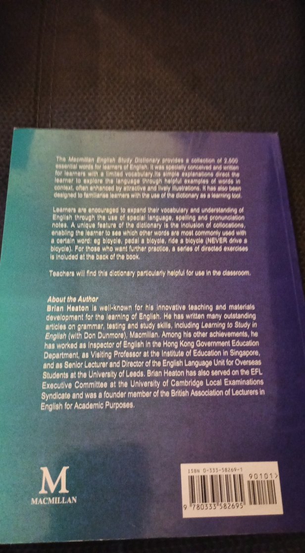 Macmillan Engilish Study Dictionary1994 - Görsel 3