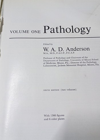 Anderson Patoloji Kitabı - Cilt 1, 6. Baskı - Görsel 2
