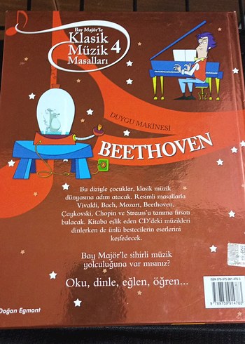 Beethoven Klasik Müzik Masalları Çocuk Kitabı CD li
