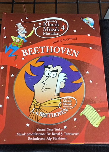 Beethoven Klasik Müzik Masalları Çocuk Kitabı CD li