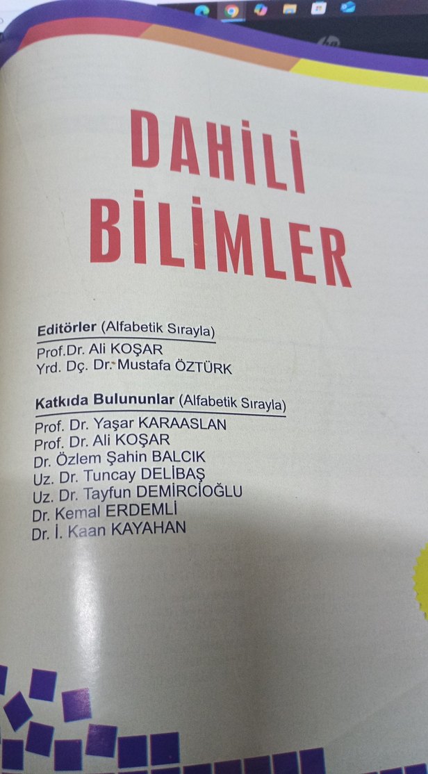 Dahili Bilimler Sınav Hazırlık Kitabı - Görsel 2