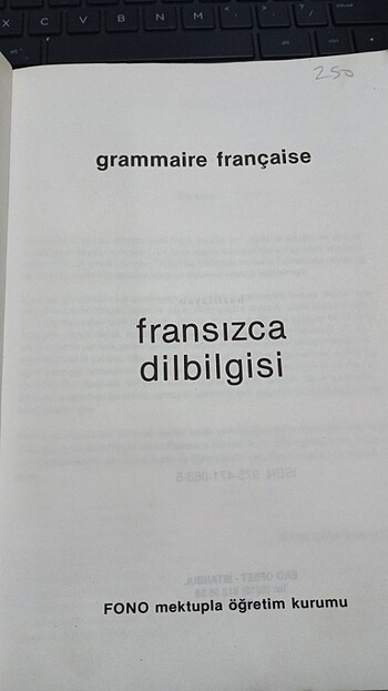 Fransızca Dilbiligisi Grammaire Française