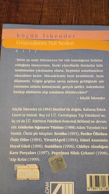 Beden Küçük İskender Gözyaşlarim Nal Sesleri Adam Yayınları
