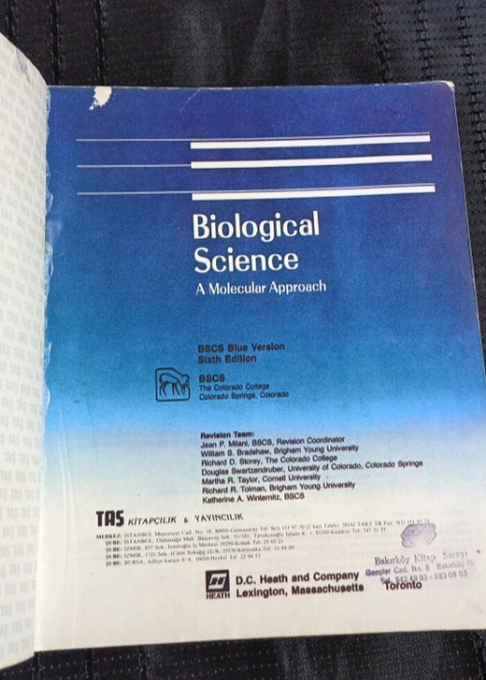 Biological Science A Molecular Approach  - Görsel 2