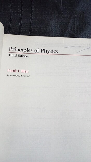 Third Editıon Principles Physıcs Frank J .Blatt  - Görsel 2