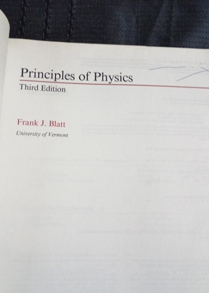 Third Editıon Principles Physıcs Frank J .Blatt  - Görsel 2