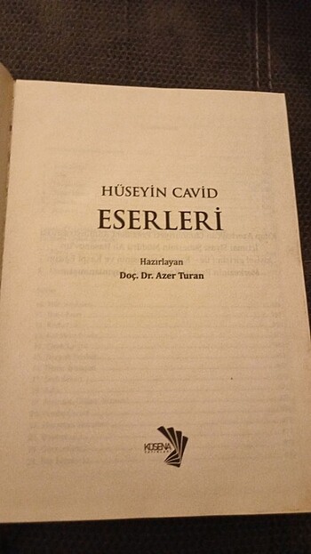 Hüseyin Cavid Eserleri Doç.Dr.Azer Turan - Görsel 2