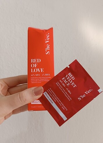 Beden SHE VEC Kırmızı Peeling