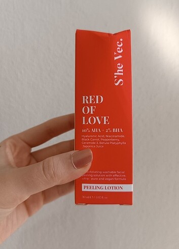 Beden Renk SHE VEC Kırmızı Peeling