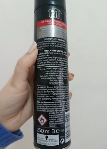 Taft saç spreyi - Görsel 3