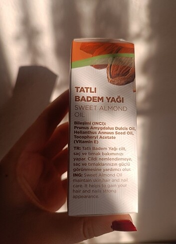  Beden Life in tatlı badem yağı