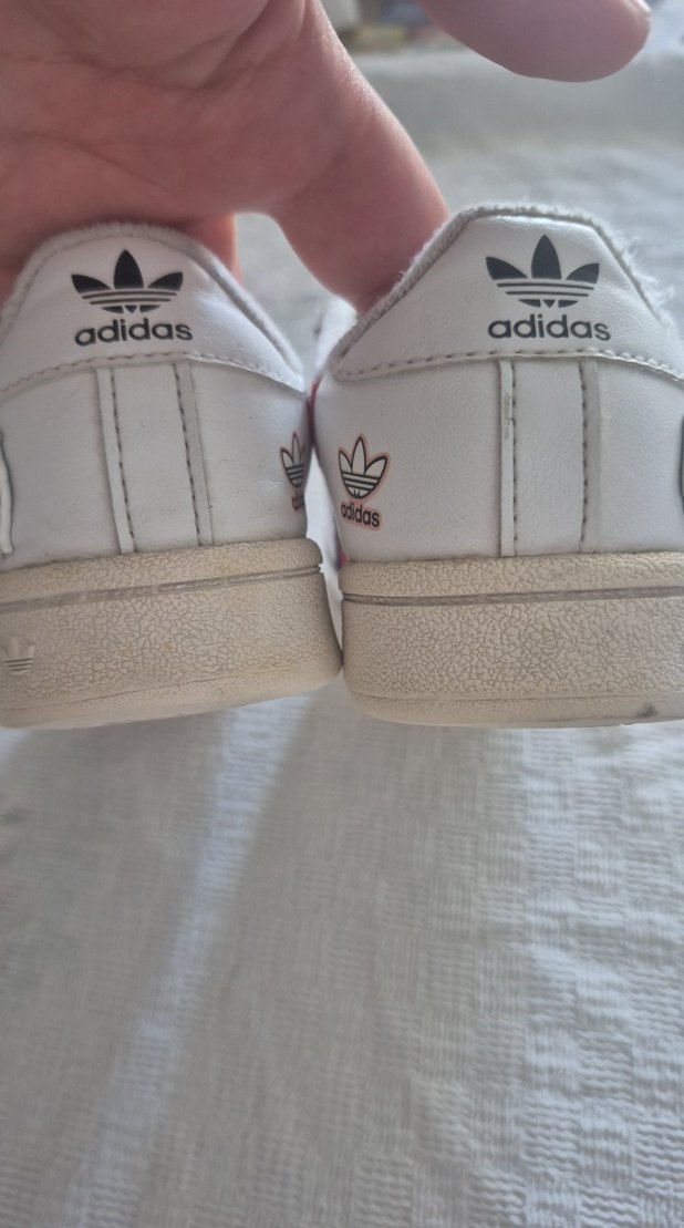 Kız Çocuk Beyaz Adidas Spor Ayakkabı - Görsel 4