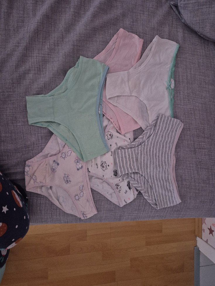 Kadın Pastel Renkli Midi Külot Seti - Görsel 2